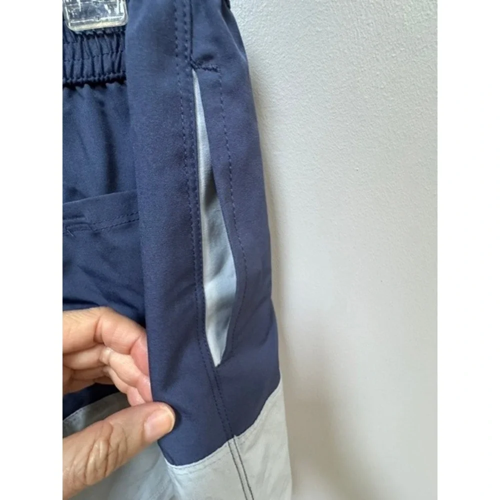 Ocean + Coast Boys Navy Gray Colorblock Swim Trunks Lined New XL 18-20